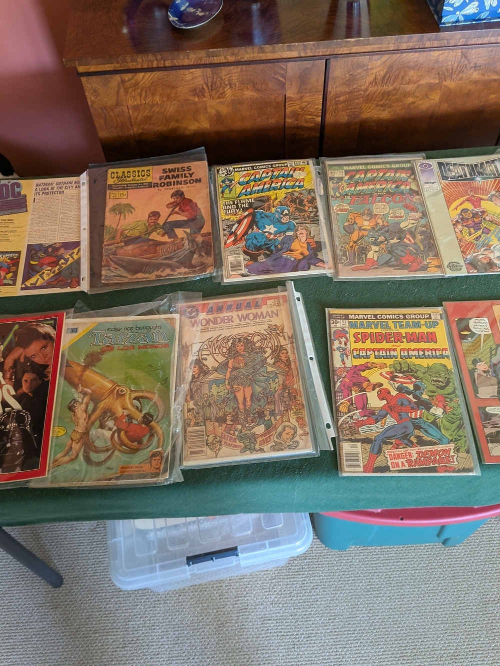 Vintage Comic Book Assortment - Multicolor Collectible Set